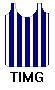 blue (navy) with white pin stripes