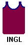 singlet: maroon with blue trim