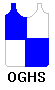 blue (royal) and white quarters